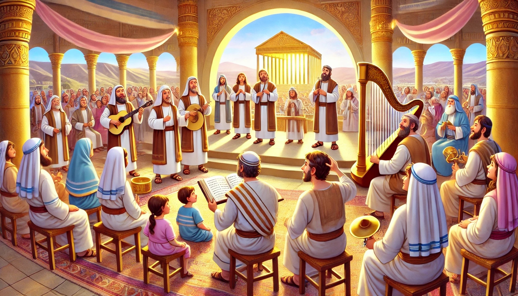 🧒📚 Historias bíblicas para maravillarse | 26.03.2025 | 📜 1 Crónicas | 🎶 Cap.6 – Personas que sirven a Dios