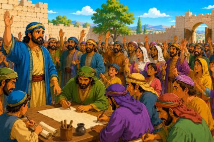 🧒📚 Historias bíblicas para maravillarse | 13.06.2026 | 🏰 Nehemías | ✍️ Cap.10 – Una promesa para el futuro