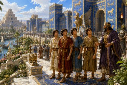 👑 DE BABILONIA AL REINO ETERNO | Cap. 1 – 👑 Miniserie 1: 🌍 De Jerusalén a Babilonia |  🏰 Poema 6 – La llegada al palacio