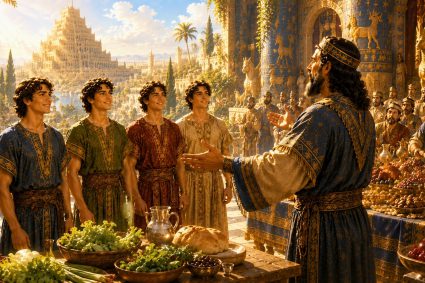 👑 DE BABILONIA AL REINO ETERNO | Cap. 1 – 🍇 Miniserie 2: 🙏 La prueba de la fidelidad | ✨ Poema 6 – La bendición visible de Dios