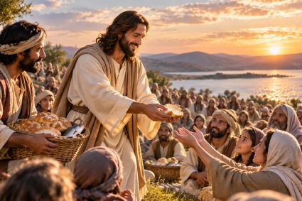 🌅 VOLVER A LA FUENTE DE LA VIDA | 🌿3.Serie: Encuentros con Jesús | 🍞 3.5 La alimentación de los cinco mil